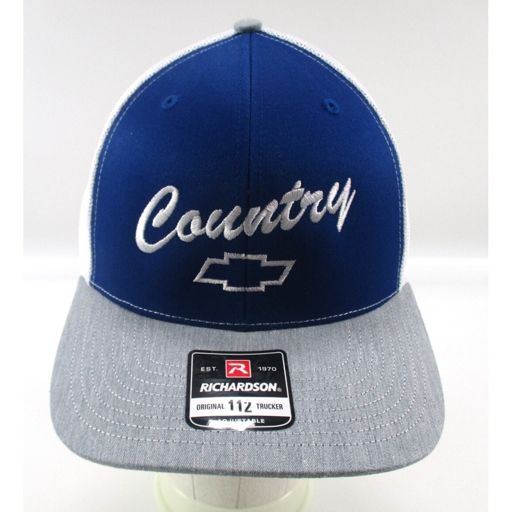 Richardson Country Chevrolet Chevy Snapback Meshback Trucker Hat Cap NEW
